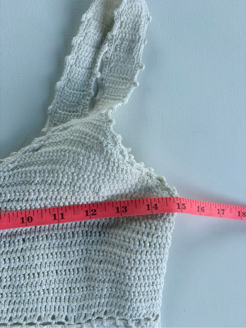 Vintage 1970’s White Linen Crochet Maxi Dress - Picture 9 of 11